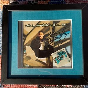 Framed Signed Will Smith Will 2K CD
